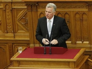 Chủ tịch quốc hội trở thành tổng thống của Hungary